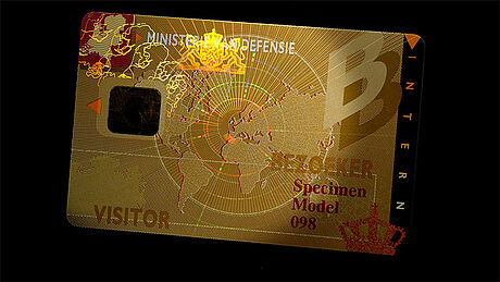 The Netherlands Military ID Card protected wth a KINEGRAM
