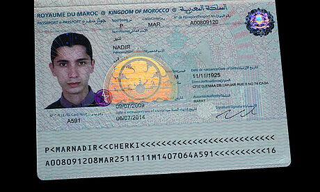 Morocco Passport protected wth a KINEGRAM