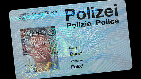 Switzerland Police ID Card protected wth a KINEGRAM