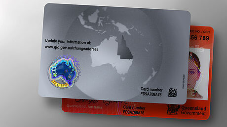 Australia (Queensland) ID Card protected with a KINEGRAM