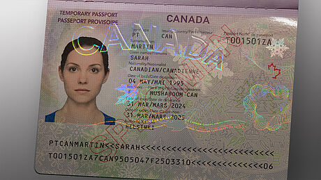 Canada Temporary Passport 2023